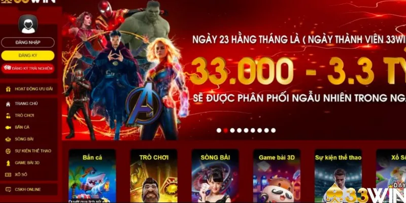 Giới thiệu tổng quát nhà cái 33Win.com chi tiết nhất